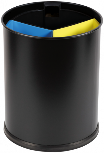 Corbeille de tri 13L - 3 compartiments