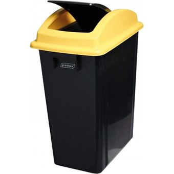 Poubelle à Couvercle Basculant 40L en Matière Recyclée