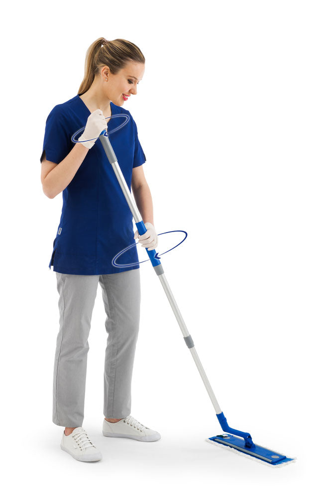 Support à scratch avec articulation ErgoSwing, pastilles pour maintien de la gaze