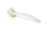Petite brosse rectangulaire blanche, résistante chaleur
