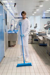 Balai-brosse 60 cm Bleu poils moyens