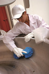 Brosse radiale bleue poils moyens