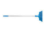 Petit balai avec manche aluminium bleu