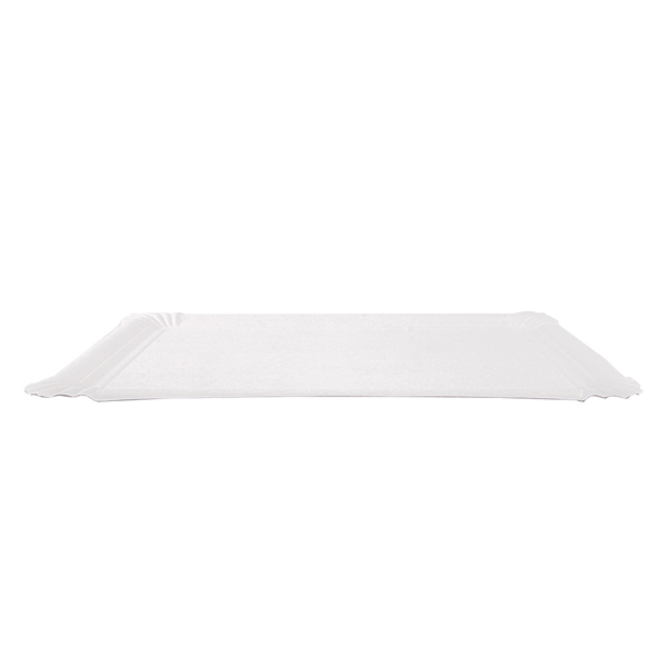 PLATEAUX PÂTISSERIE - MOYENS 420 G/M2 33x23 CM BLANC CARTON (125 UNITÉ)