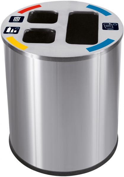 Collecteur de tri 40L - 3 compartiments