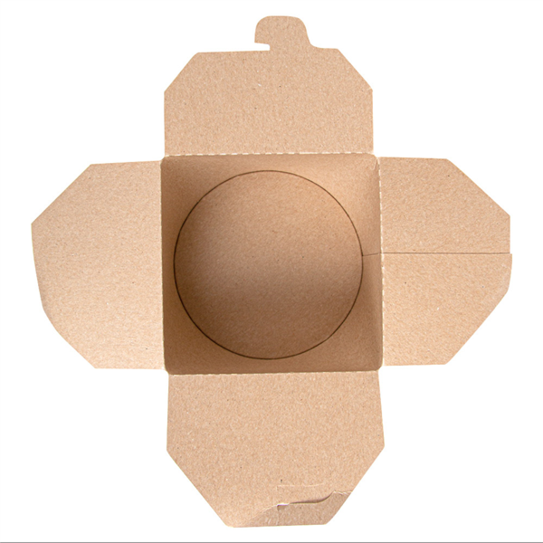 RÉCIPIENTS SALADIERS 1000 ML 275 + 25 PE G/M2 Ø12,3x8,5 CM NATUREL KRAFT (300 UNITÉ)
