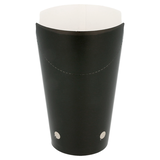 GOBELETS À FRITES AVEC FERMETURE 16 OZ - 480 ML 220 + 18PE G/M2 8,5x14 CM NOIR CARTON (50 UNITÉ)
