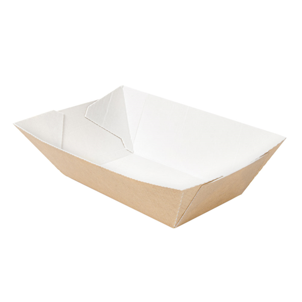 BARQUETTES 'THEPACK' 240 G 220 G/M2 8,5x5x4 CM NATUREL CARTON ONDULÉ NANO-MICRO (1800 UNITÉ)