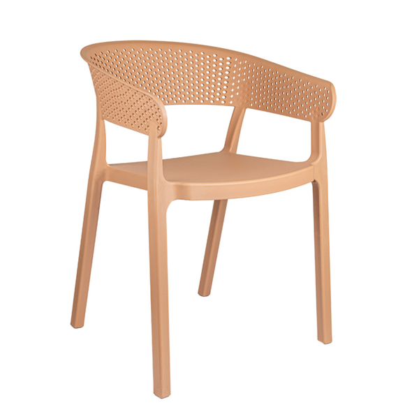 CHAISE EMPILABLE 'SUPRA-TEK' 51x49x73 CM GRIS PP (4 UNITÉ)