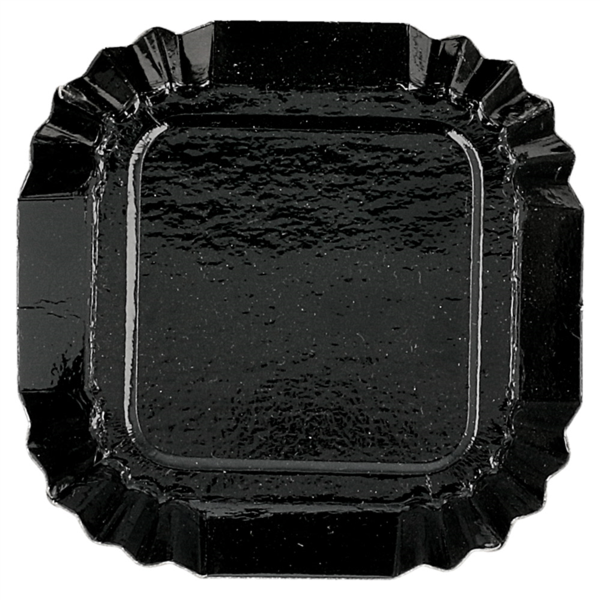 MINI PLATEAUX 325 G/M2 5,5x5,5 CM NOIR CARTON (100 UNITÉ)