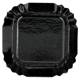 MINI PLATEAUX 325 G/M2 5,5x5,5 CM NOIR CARTON (100 UNITÉ)