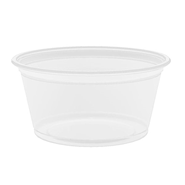PETITS POTS MICRO-ONDABLES 60 ML Ø6,2x3,2 CM TRANSPARENT PP (2500 UNITÉ)
