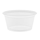 PETITS POTS MICRO-ONDABLES 60 ML Ø6,2x3,2 CM TRANSPARENT PP (2500 UNITÉ)
