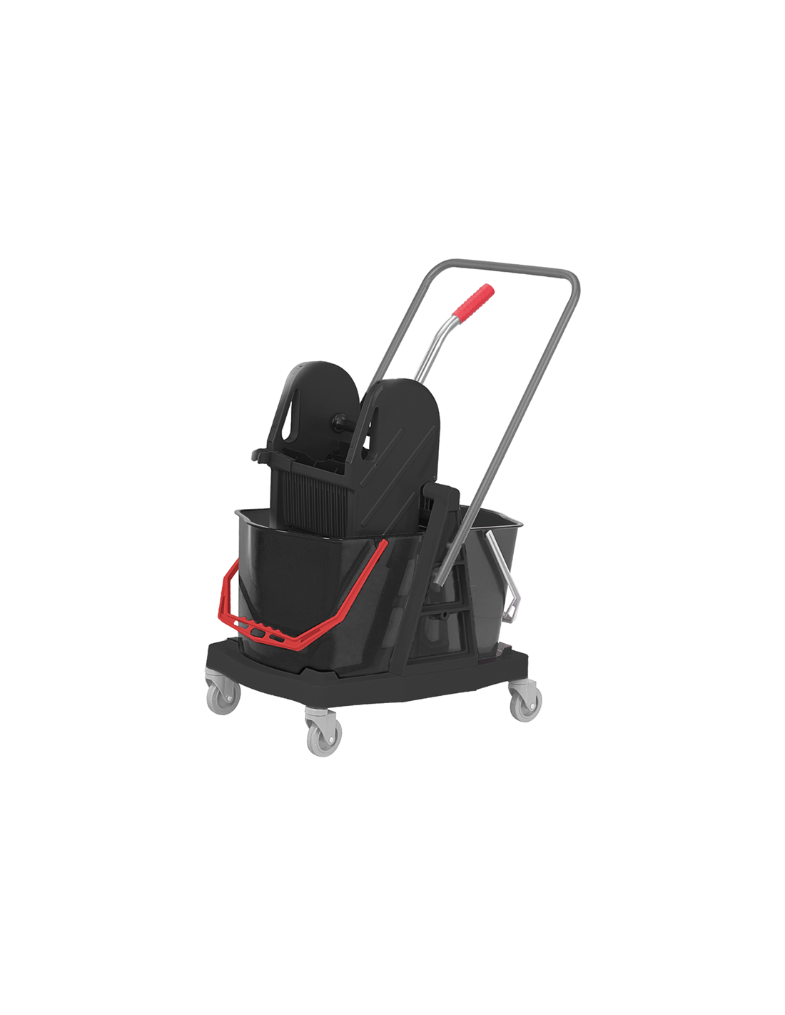 CHARIOT 2 SEAUX PRESSE 15 LITRES