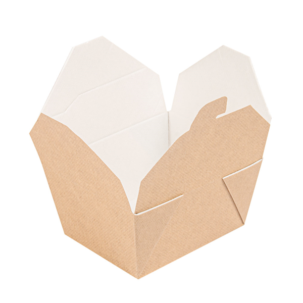 BOÎTES AMÉRICAINES MICRO-ONDABLES 'THEPACK' 780 ML 220 + 12PP G/M2 11,3x9x6,3 CM NATUREL CARTON ONDULÉ NANO-MICRO (500 UNITÉ)