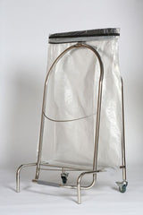 Porte-sac à pince 110L - 2 roues