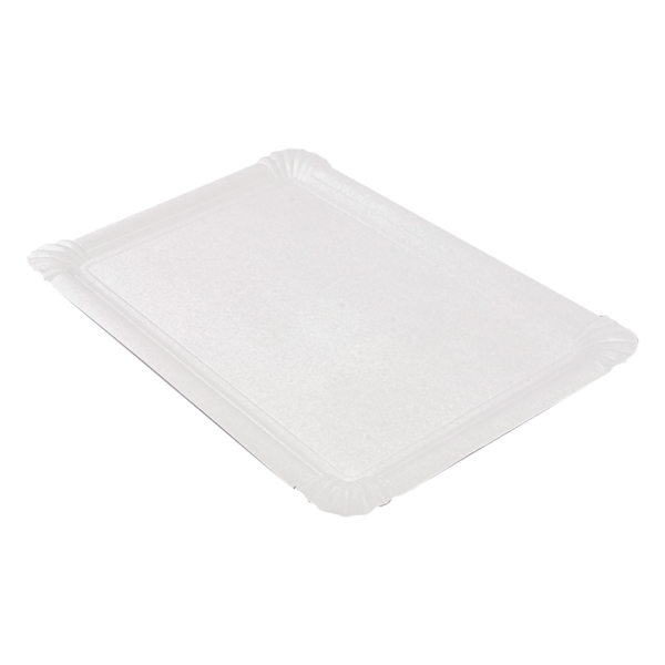 PLATEAUX PÂTISSERIE - MOYENS 420 G/M2 33x23 CM BLANC CARTON (125 UNITÉ)
