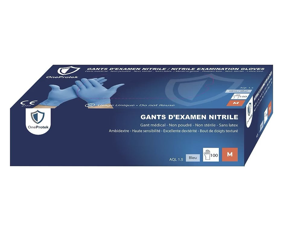 OneProtek - Boîte de 1000 Gants d'examen Nitrile
