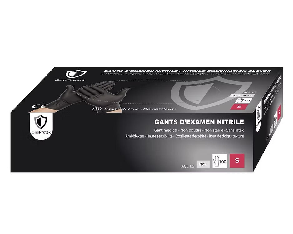 OneProtek - Boîte de 100 Gants d'examen Nitrile