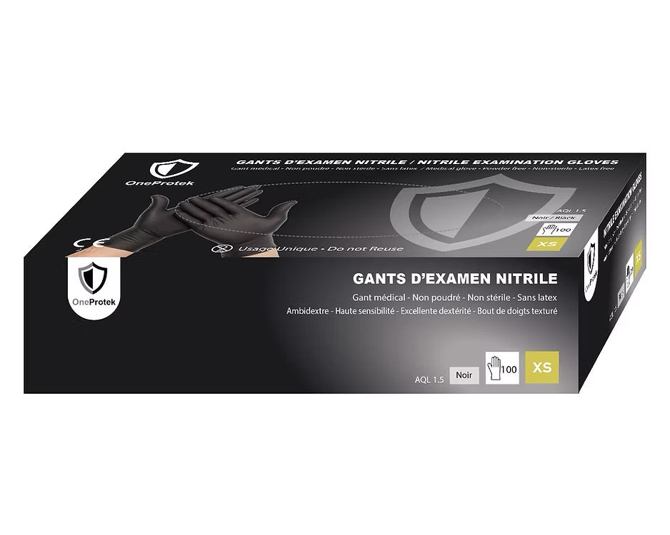 OneProtek - Boîte de 100 Gants d'examen Nitrile