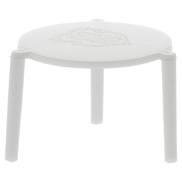 PETITES TABLES PIZZA Ø 4,5x3 CM BLANC PP (2000 UNITÉ)