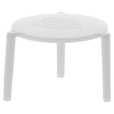 PETITES TABLES PIZZA Ø 4,5x3 CM BLANC PP (2000 UNITÉ)