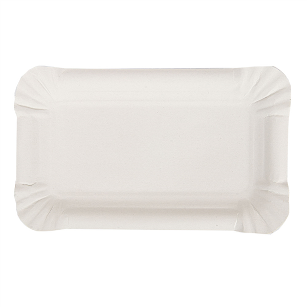 PLATEAUX PÂTISSERIE - PETITS 285 G/M2 20x13 CM BLANC CARTON (250 UNITÉ)