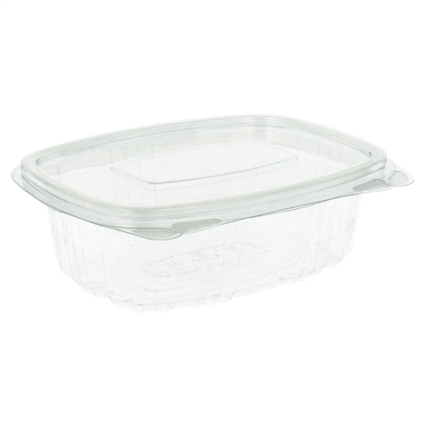 RÉCIPIENTS + COUVERCLE 250 ML 13,2x9,5x4,1 CM TRANSPARENT RPET (600 UNITÉ)