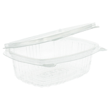RÉCIPIENTS + COUVERCLE 250 ML 13,2x9,5x4,1 CM TRANSPARENT RPET (600 UNITÉ)