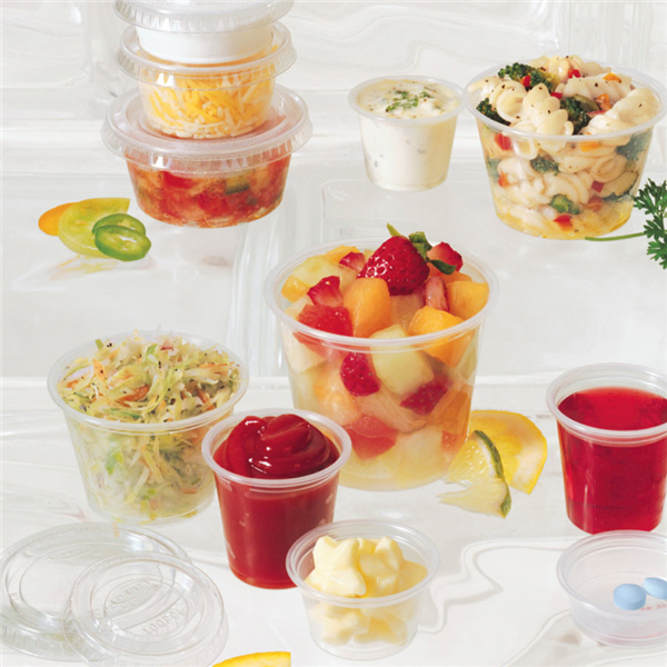 PETITS POTS MICRO-ONDABLES 60 ML Ø6,2x3,2 CM TRANSPARENT PP (2500 UNITÉ)